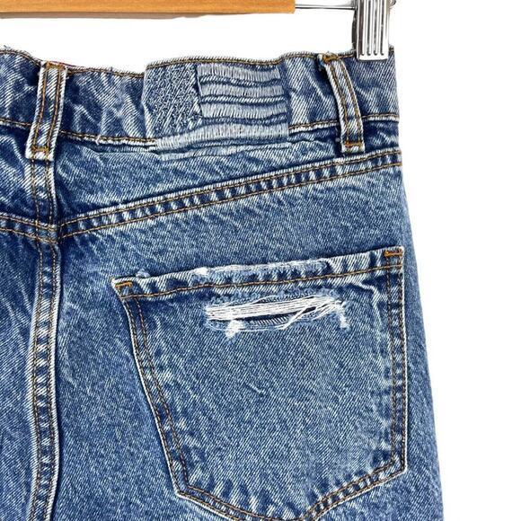 Revice Super 80s High Rise Button Fly Distressed Straight Leg Rigid Jeans SZ 25 - Picture 10 of 15